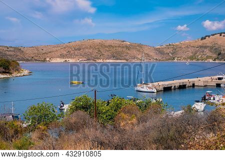 Famous Bay Porto Palermo In South Of Albania