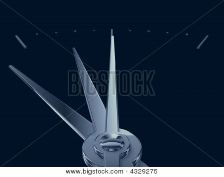 Uurwerkmechanisme close-up met handen