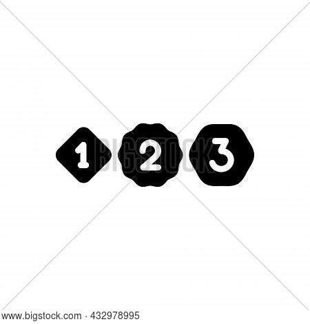 Black Solid Icon For Former One-time Prior Previous Numbers Ago Before Previously