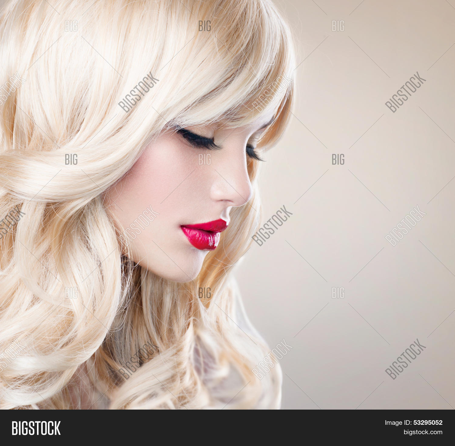 Beauty Blonde Woman Image Photo Free Trial Bigstock