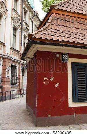 Latvia , Riga. The traditional view of the city