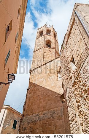Bell Tower And Clouds
