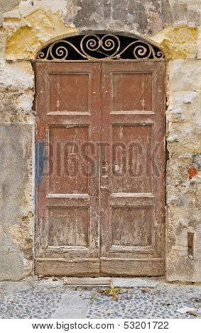 Old Door In Old Town