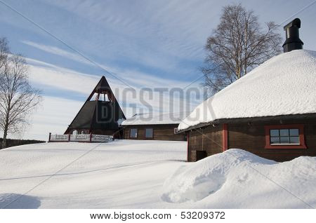 Modern church in Sweden