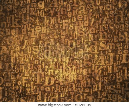 พื้นหลังตัวอักษร