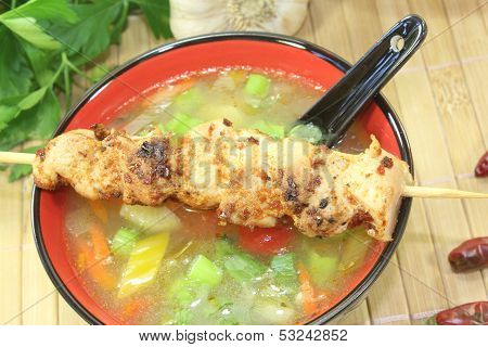 Fresh Asian Chicken Consomme