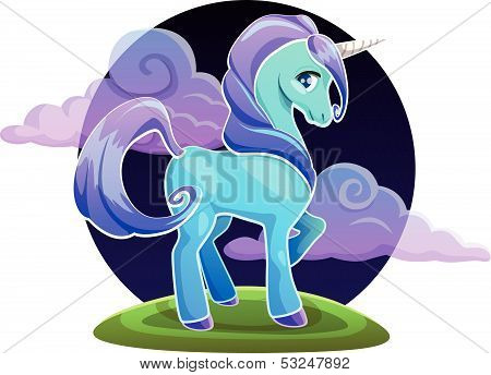 blue unicorn