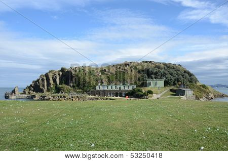 Buildings on Inchcolm