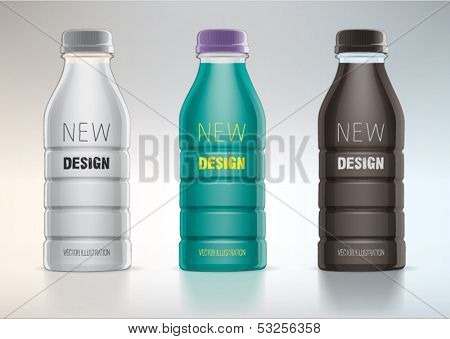 plastic bottle for new design