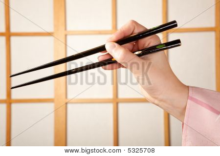 Kimono And Chopsticks