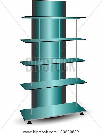 Mirror Commercial Shelving