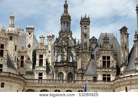 Castle of Chambord in Cher Valley France