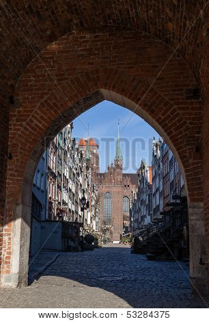 Mariacka Street In Gdansk