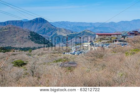 Owakudani, Sulfur Quarry In Hakone, Japan