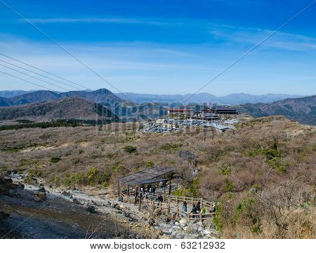 Owakudani, Sulfur Quarry In Hakone, Japan