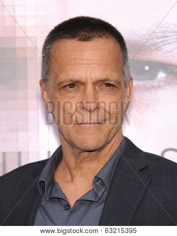 LOS ANGELES - APR 10:  James Russo arrives to the 'Transcendence' Los Angeles Premiere  on April 10, 2014 in Westwood, CA                