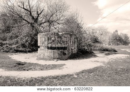 Bunker Pillbox First Wotld War Trench Of Death