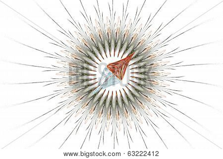 Stylized image of a compass
