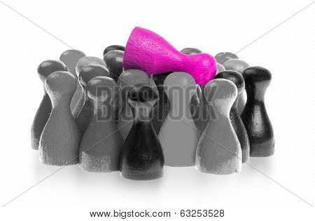 Pink Pawn Is Crowdsurfing