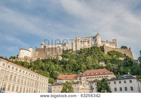 Hohensalzburg Castle (festung Hohensalzburg) At Salzburg, Austri