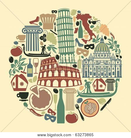 Traditional symbols of Italy