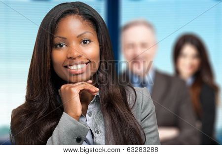 Multiethnic business people team