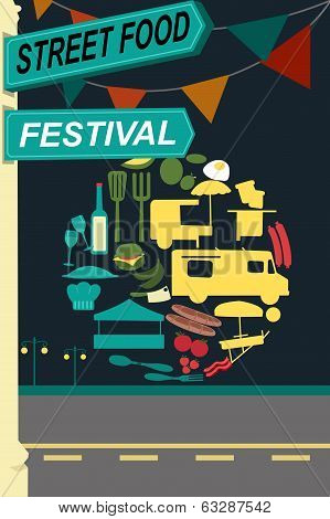 Street Food Festival Pamphlet