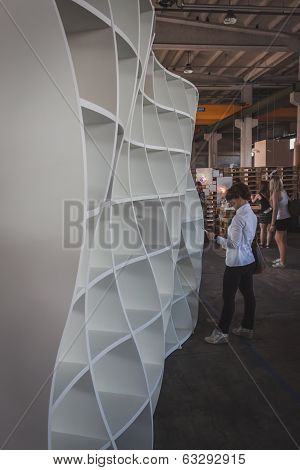 People At Ventura Lambrate Space During Milan Design Week