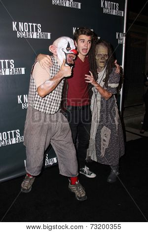 LOS ANGELES - OCT 3:  Jack Griffo at the Knott's Scary Farm Celebrity VIP Opening  at Knott's Berry Farm on October 3, 2014 in Buena Park, CA