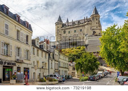 View At The Castle In Saumur.