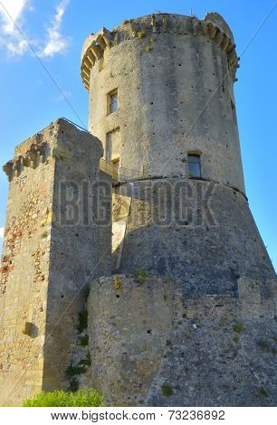Ruins of medieval fortress