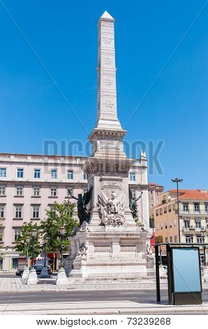 Monument To The Restorers In Lisbon