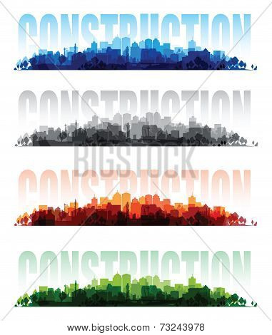 cityscape overprint backgrounds