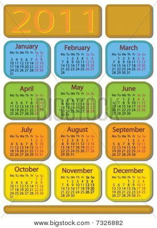 Calendario 2011