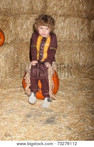 LOS ANGELES - OCT 4:  Ocean Maturo at the RISE of the Jack O'Lanterns at Descanso Gardens on October 4, 2014 in La Canada Flintridge, CA