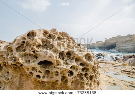 Rock Formation At Yehliu Geopark Taiwan