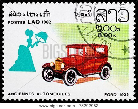 Post Stamp From Laos