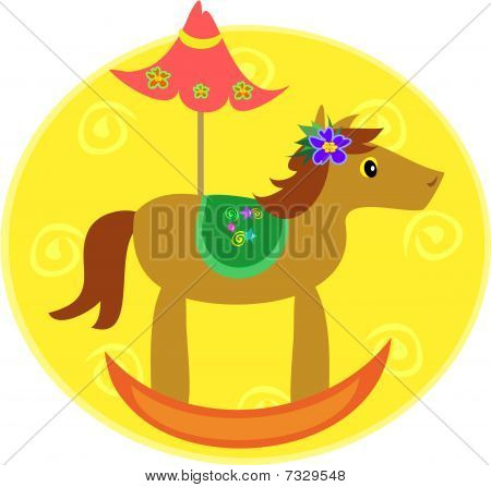 Colorido Rocking Horse