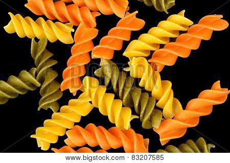 Tri Color Rotelli Pasta