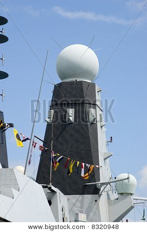 Radar tårn, HMS dristige