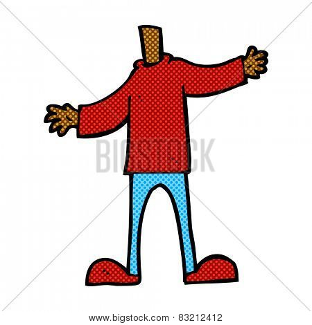 retro comic book style cartoon body (mix and match retro comic book style cartoons or add your own photo head)