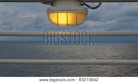 Cruise ship security maritime light