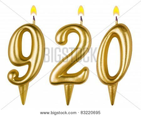 Candles Number Nine Hundred Twenty