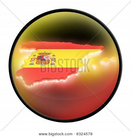 Segno di Spagna (Espana) (simbolo) con luce