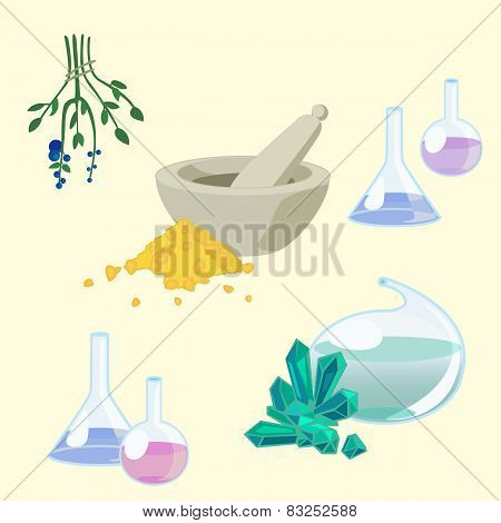 Chemist's tools set