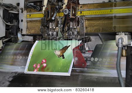 Close-up of the offset conveying process of a full-automatic stitching unit
