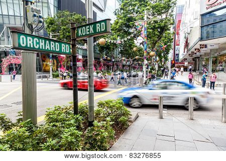 Singapore Landmark: Orchard Road