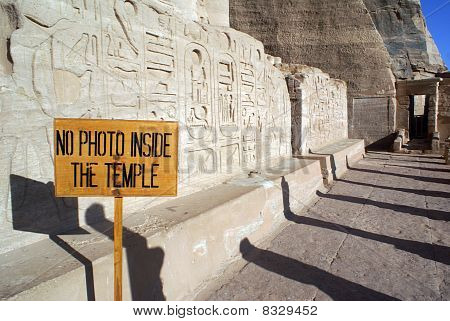 No foto