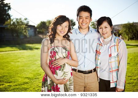 Asiatiske familie