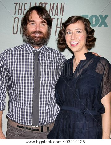 LOS ANGELES - JUN 10:  Will Forte, Kristen Schaal at the FOX's 